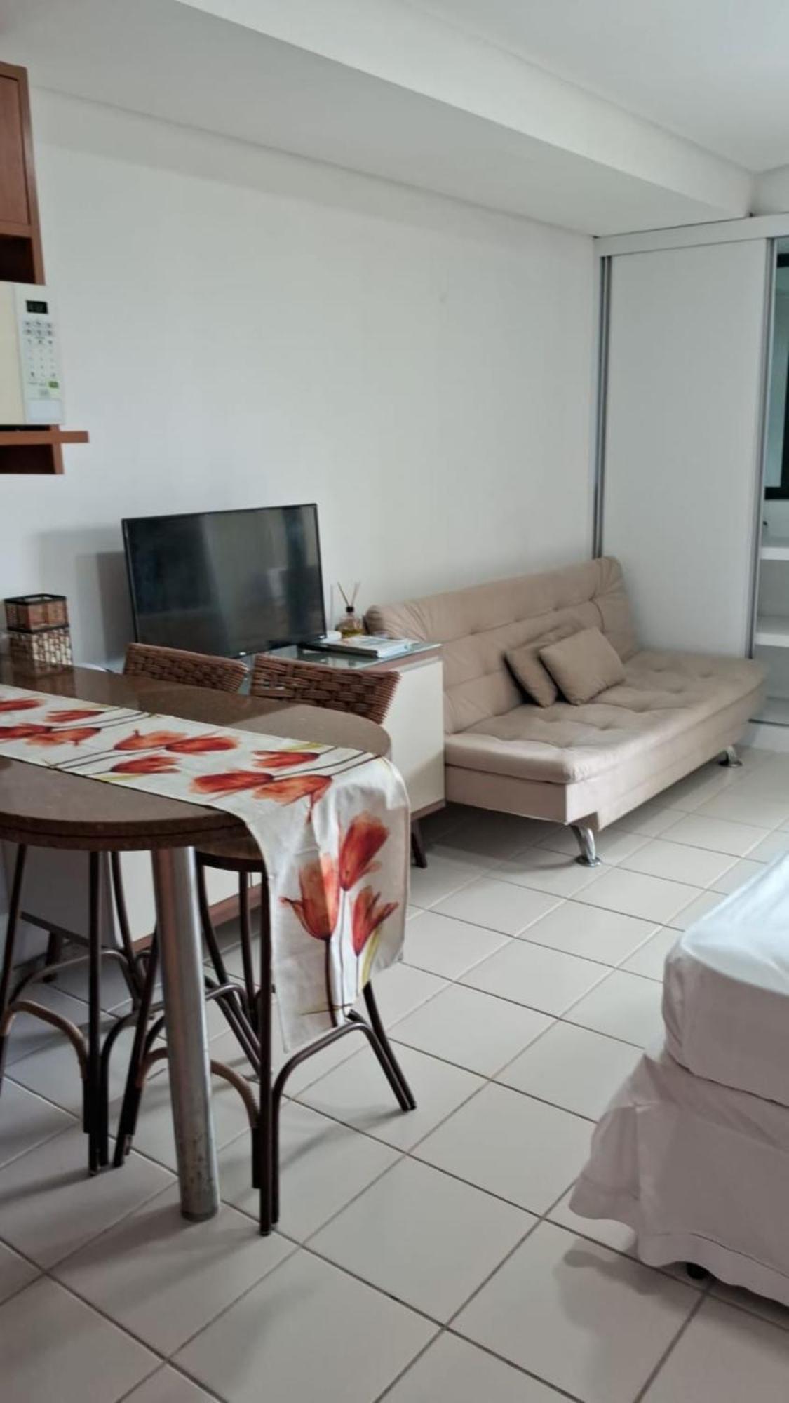 Estudio Marulhos, Varanda Com Vista De Mar E Parque Aquatico, A Beira-Mar Mar De Muro Alto, Com Wi-Fi, Restaurante, Estacionamento E A 10' De Порту-ді-Галіняс Екстер'єр фото